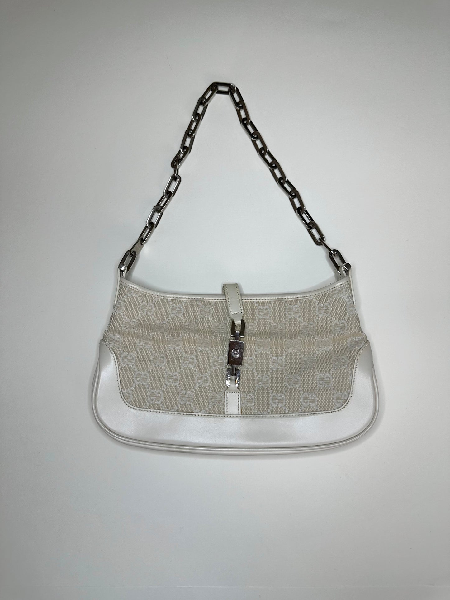 Gucci Cream Jackie Chain Bag