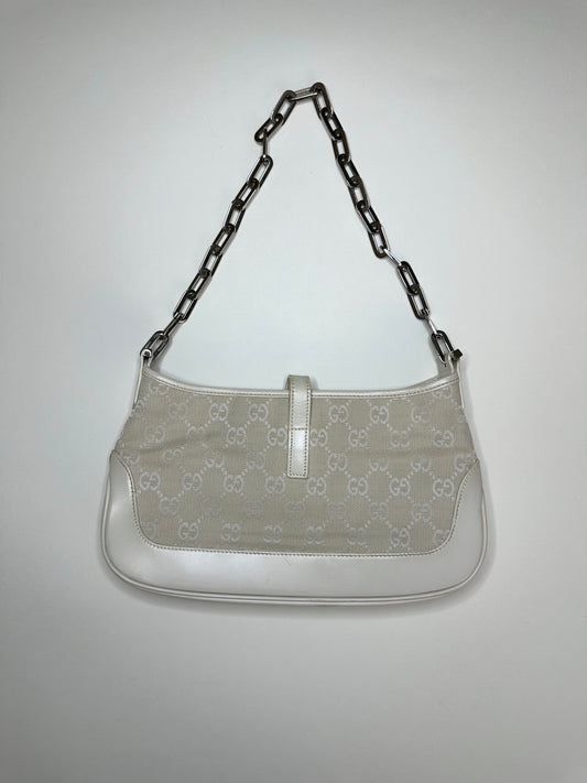 Gucci Cream Jackie Chain Bag