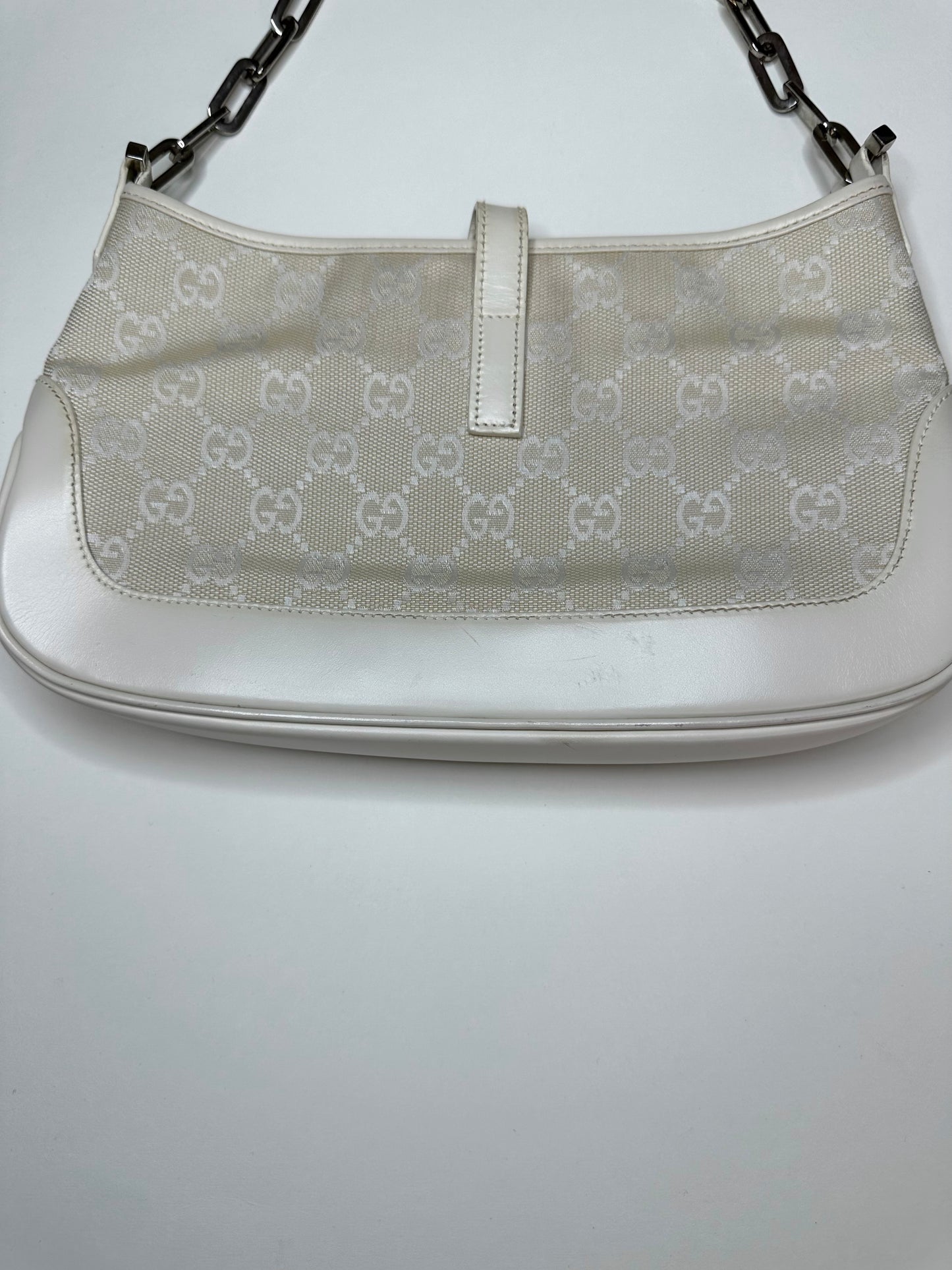 Gucci Cream Jackie Chain Bag