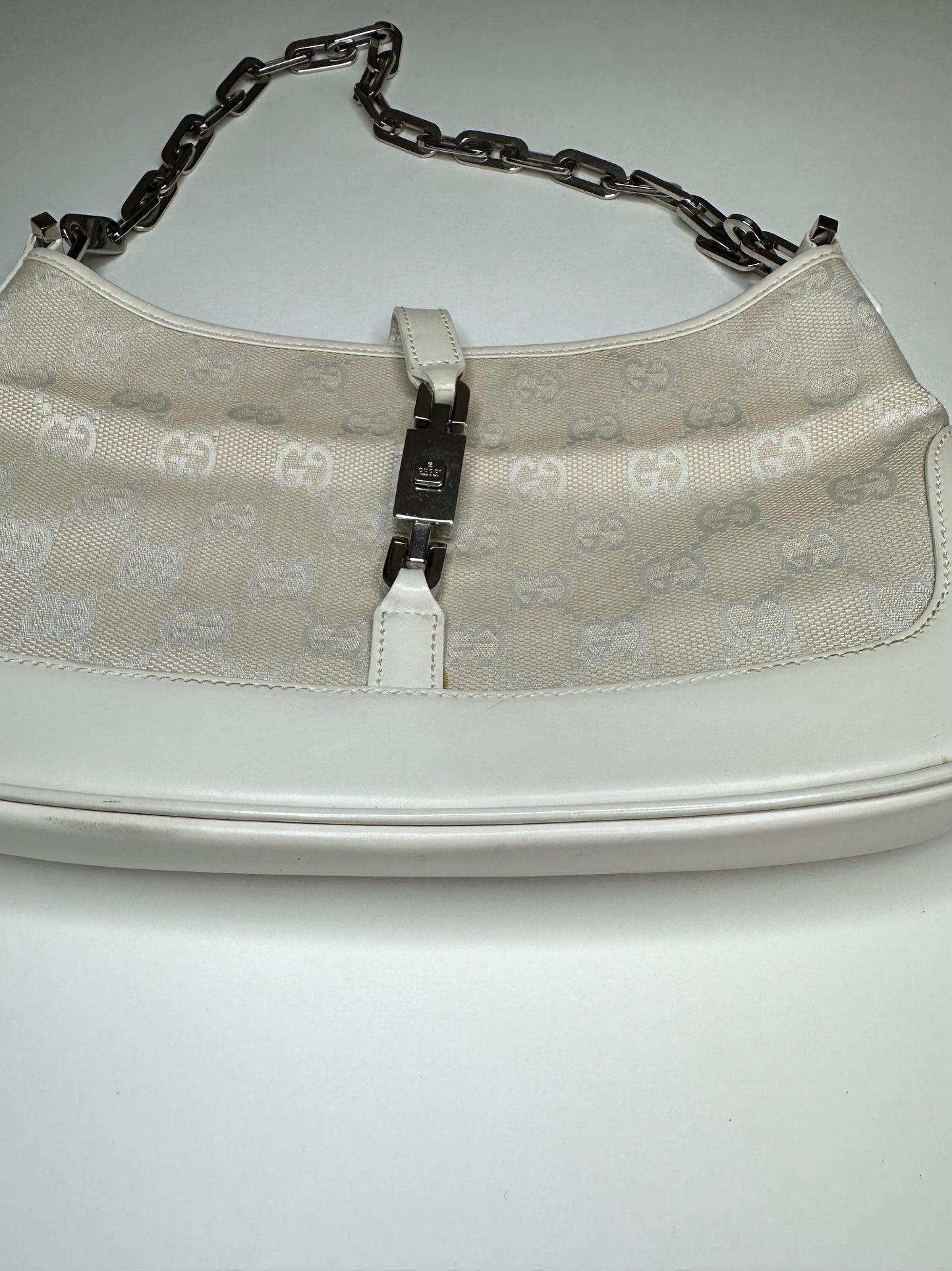 Gucci Cream Jackie Chain Bag